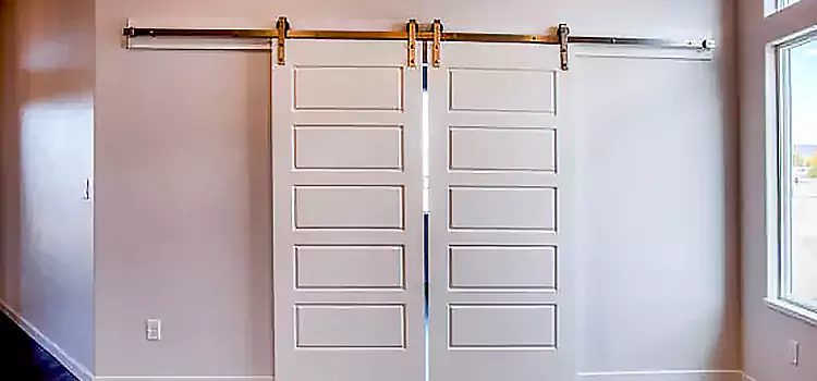 Glass Barn Door with Installation Hardware Kit Post Falls