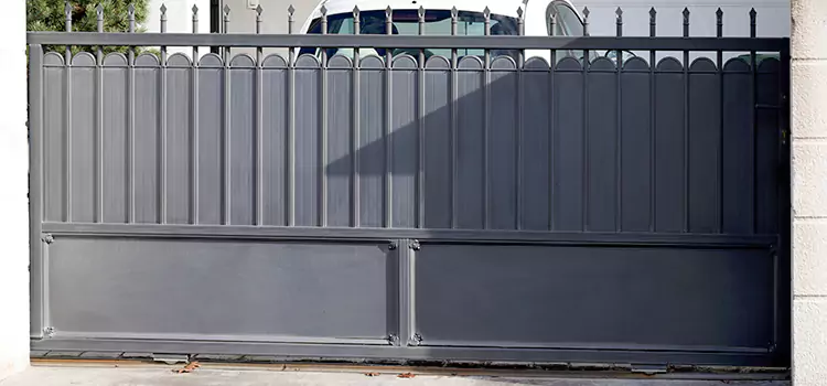 Metal Driveway Gate Installation Post Falls